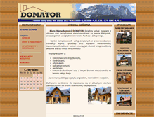 Tablet Screenshot of domator-nieruchomosci.pl
